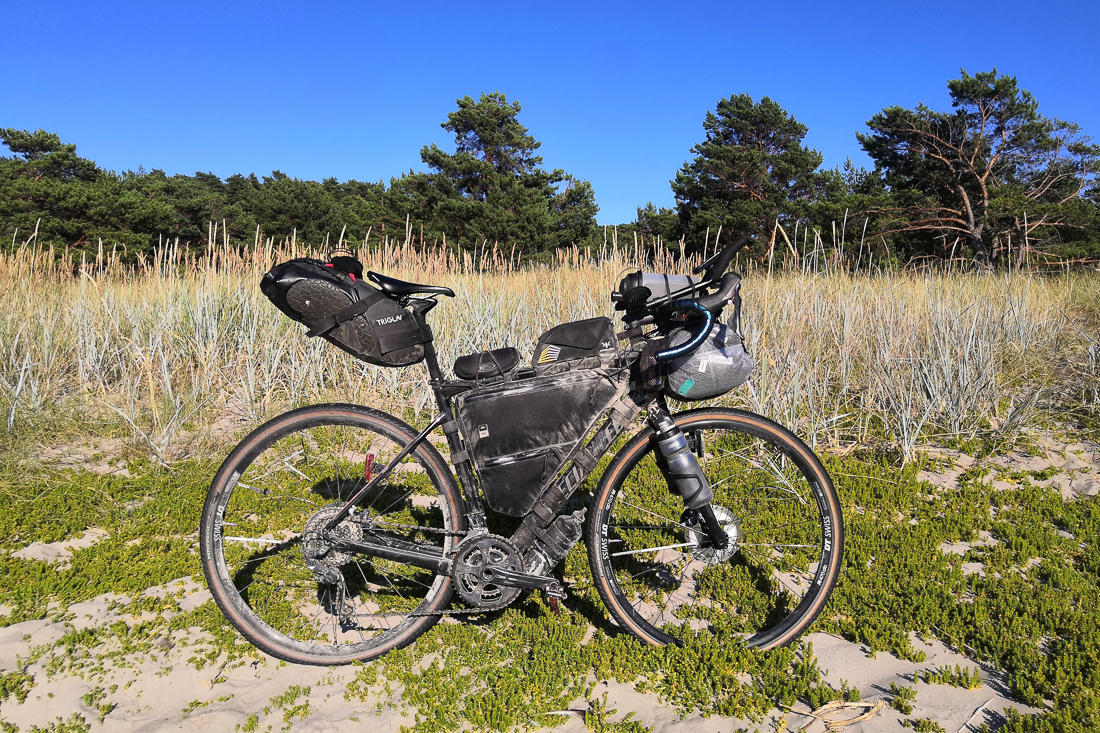 My gravel bike after about 700 km through Estonia.